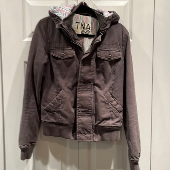 TNA Jackets & Coats Tna Grey Maverick Jacket Poshmark